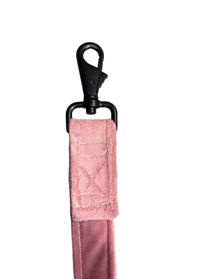 Luxury Pink Velvet Dog Lead