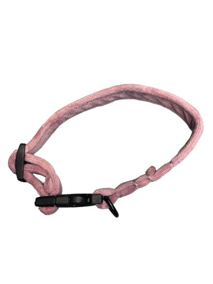 Mini Luxury Pink Velvet Dog Collar