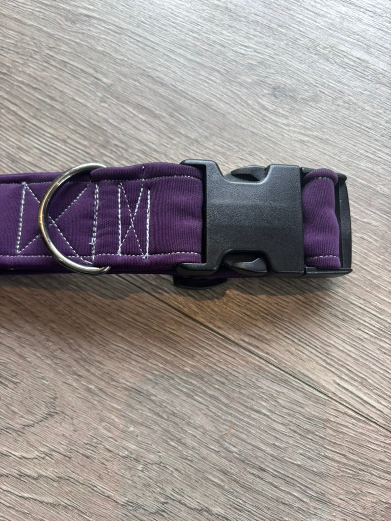 Soft Scuba Waterproof Dog Collar | 1.5 Inch Wide | Handmade Adjustable Dog Collar
