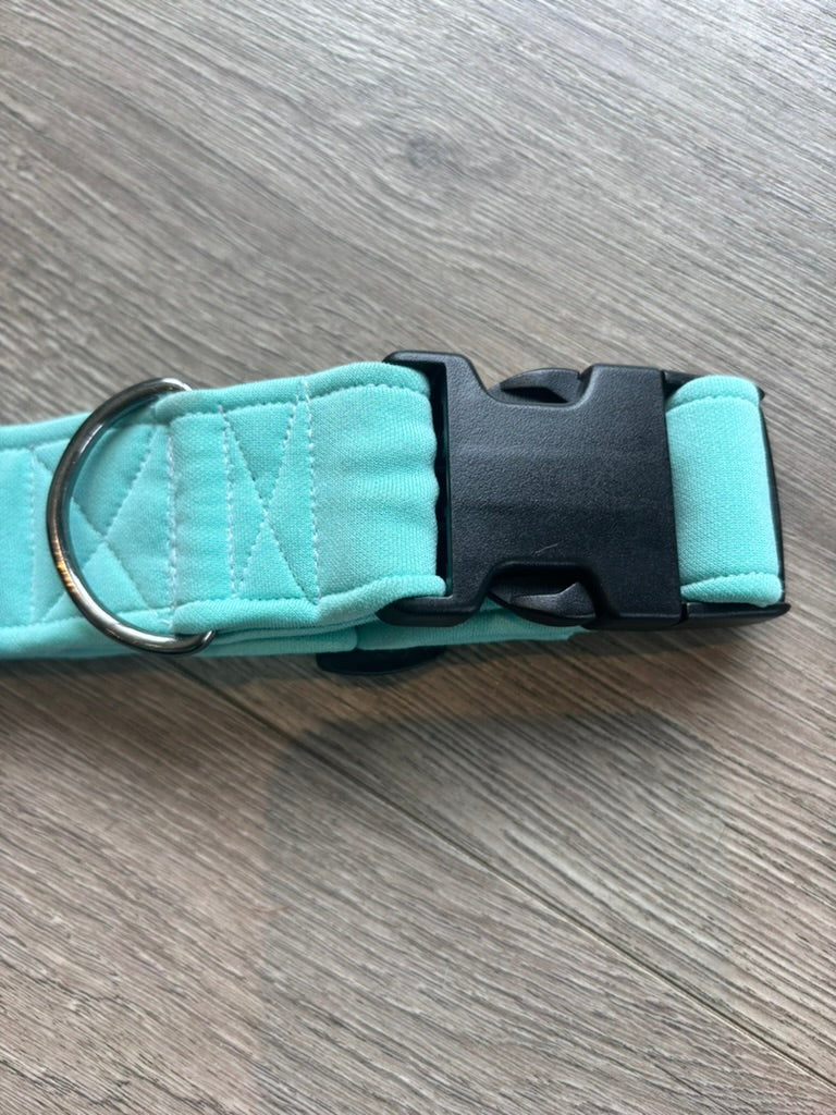 Soft Scuba Waterproof Dog Collar | 1.5 Inch Wide | Handmade Adjustable Dog Collar