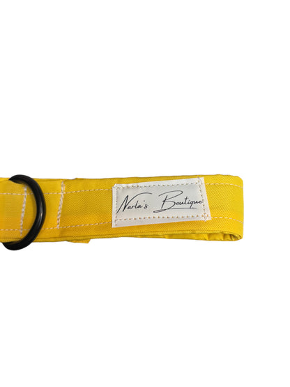 Yellow Waterproof Dog Collar - 1 Inch