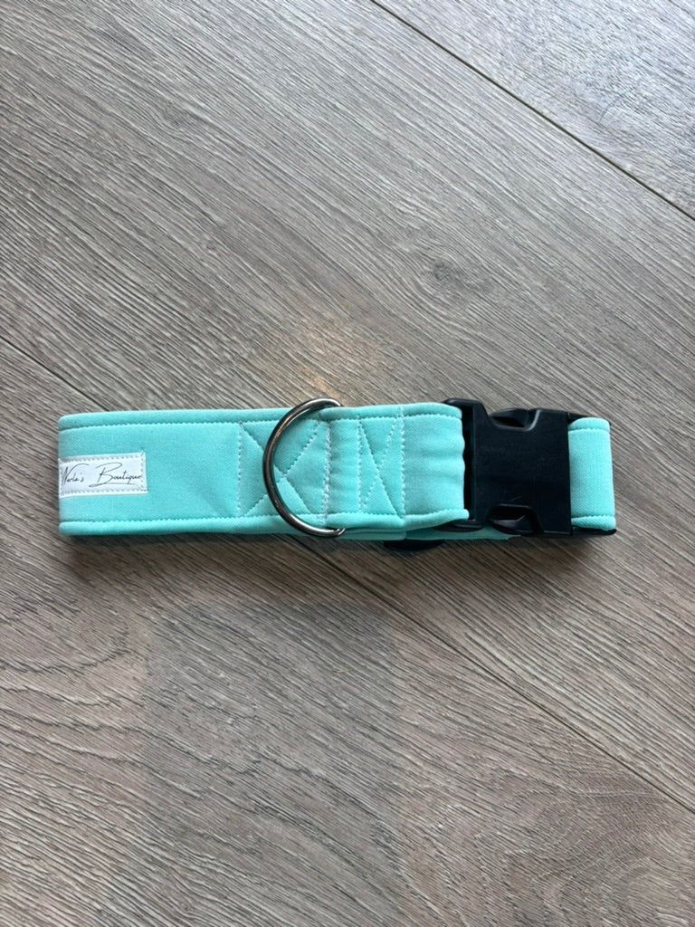 Soft Scuba Waterproof Dog Collar | 1.5 Inch Wide | Handmade Adjustable Dog Collar