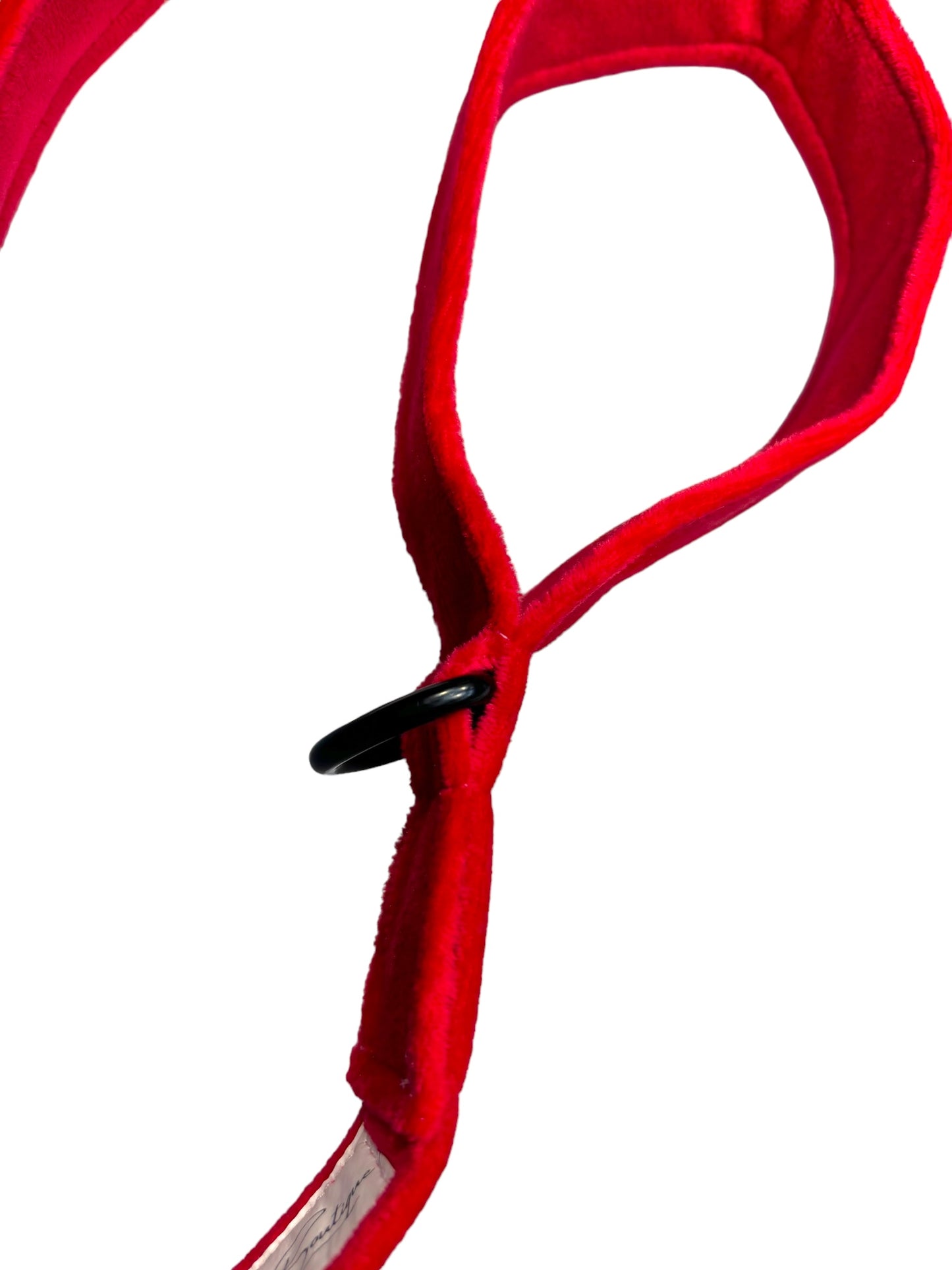 Luxury Red Velvet Dog Lead