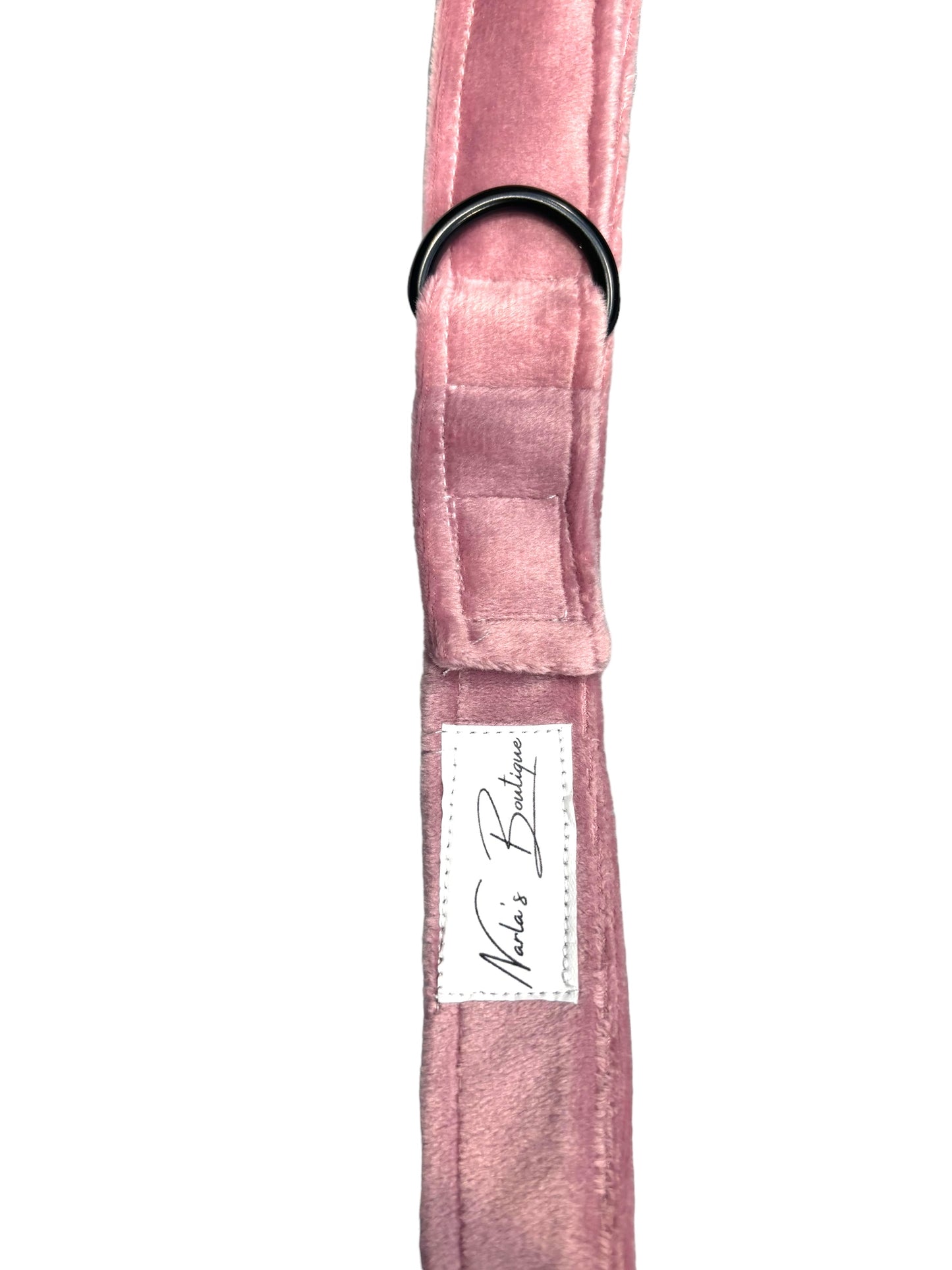 Luxury Pink Velvet Dog Lead