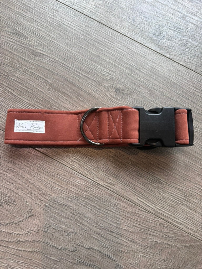 Soft Scuba Waterproof Dog Collar | 1.5 Inch Wide | Handmade Adjustable Dog Collar