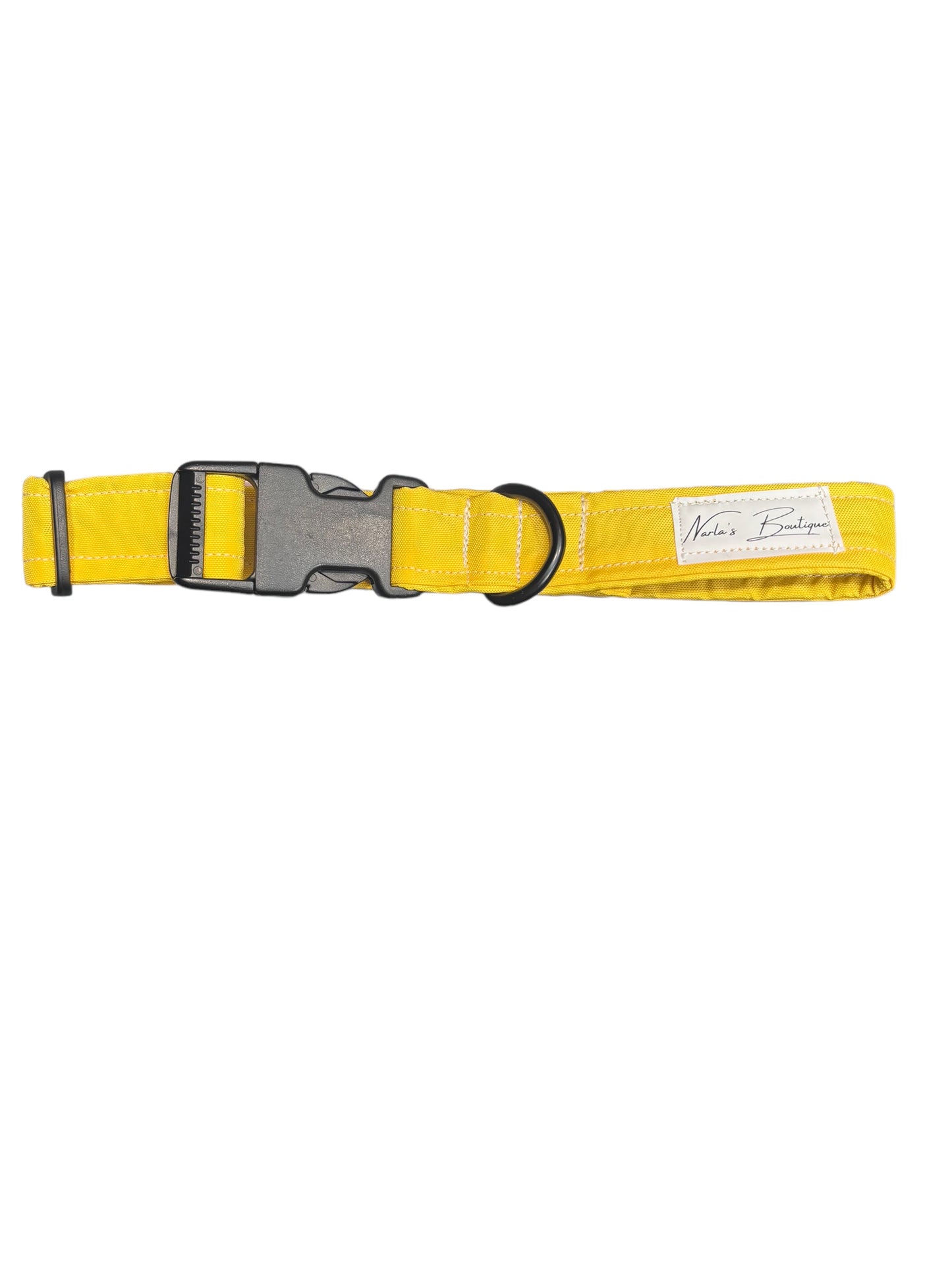 Yellow Waterproof Dog Collar - 1 Inch