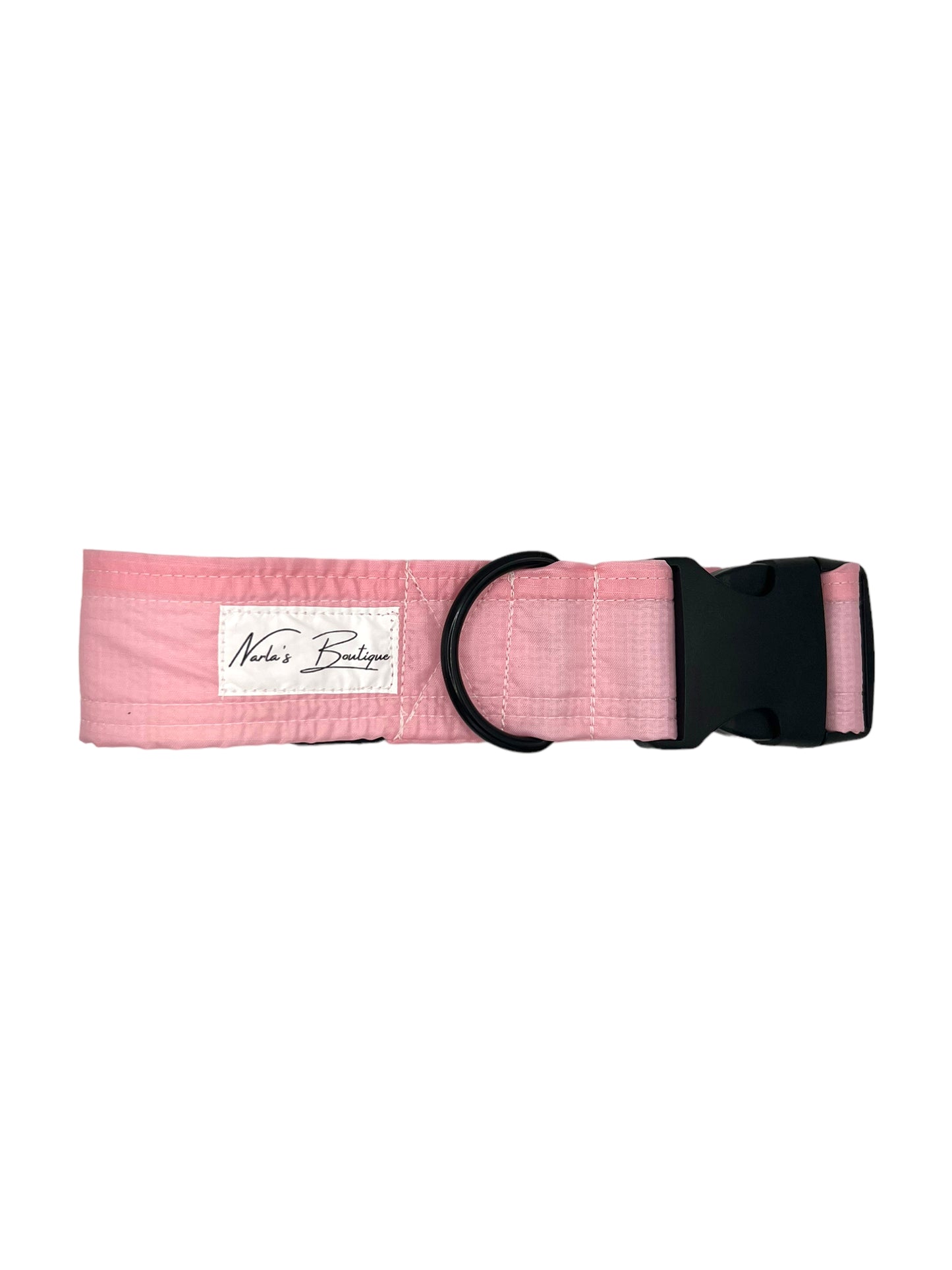 Pink Waterproof Dog Collar - 1.5 Inch