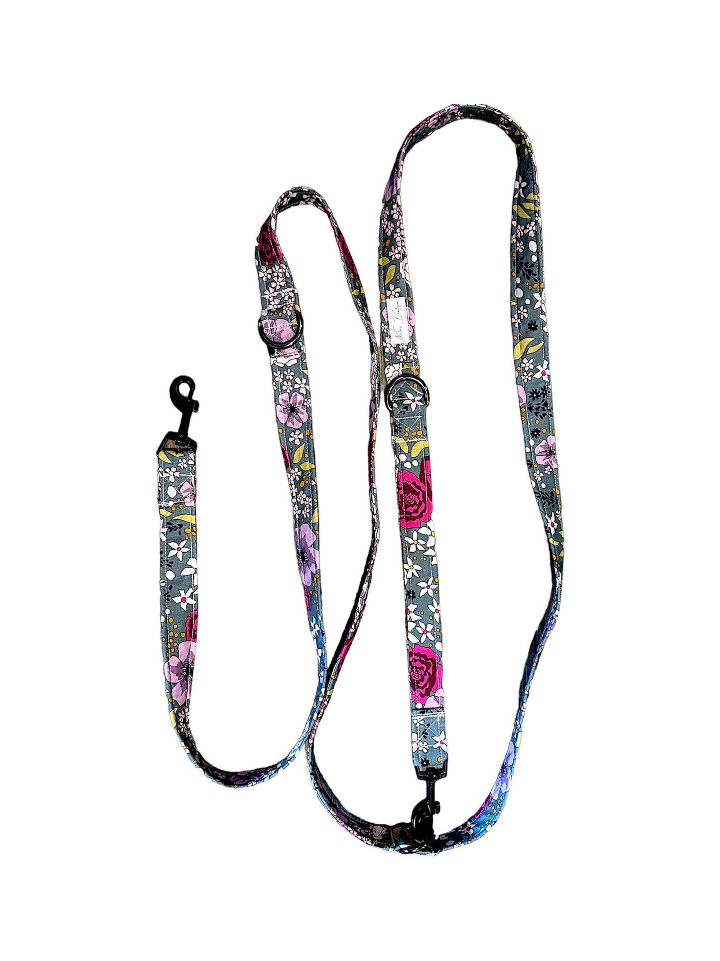 Green Floral Hands-free Dog Leash